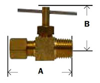 Compression x MPT Needle Valve Diagram